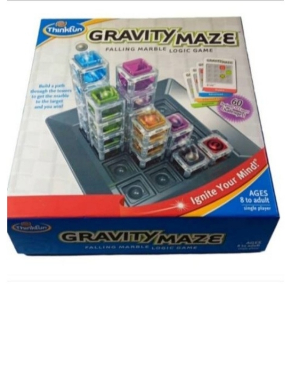 Gravity Maze Falling Marble Logic Game, Thinkfun | EUC |Single Player